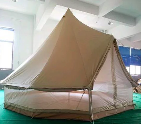 Outdoor Camping Cotton Canvas 5m Waterproof Bell Tent Teepee Yurt Glamping Tent