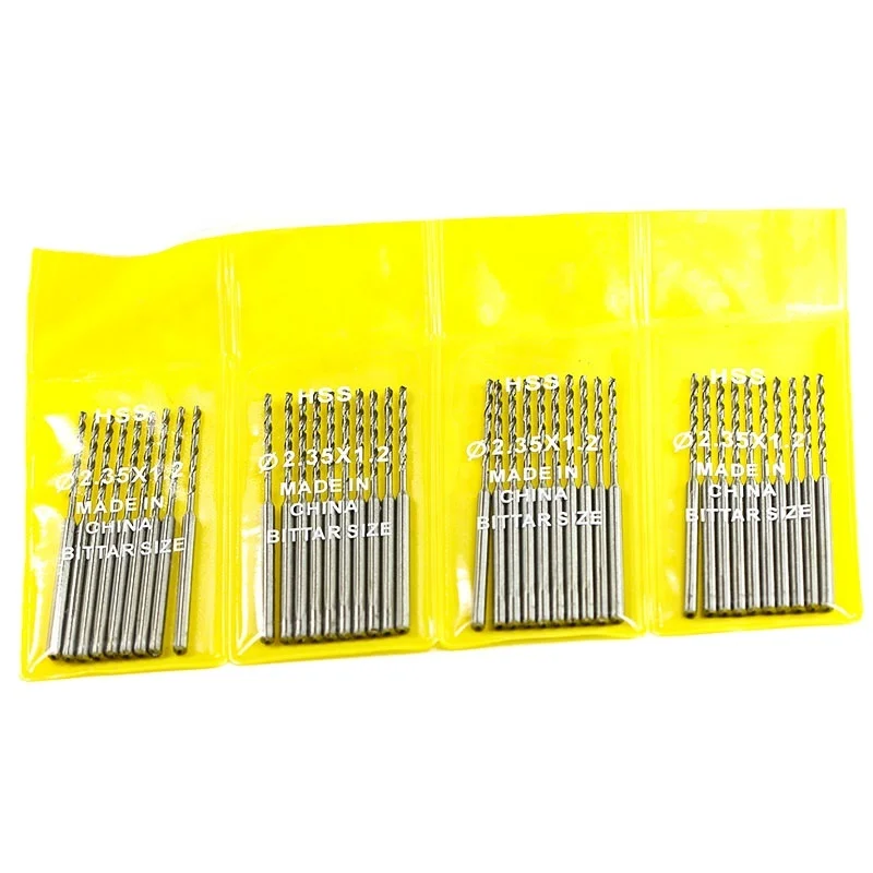 STRONG OSTRICH Hss Drill Bit Hole Shank 2.35mm Diameter Twist Drill Bit