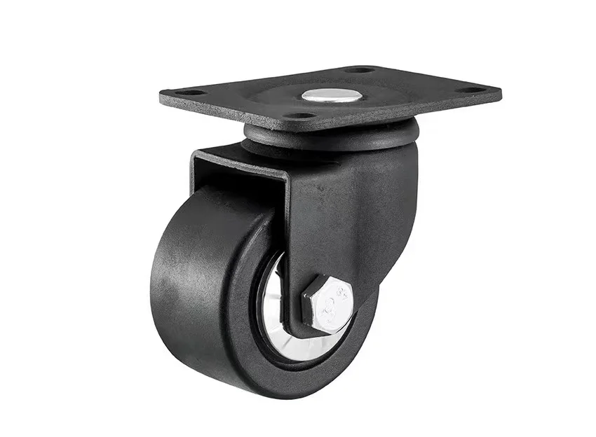Specializing in the production and wholesale of hot-selling light high quality M5 M6 M8 M10 black plastic fixed wheels