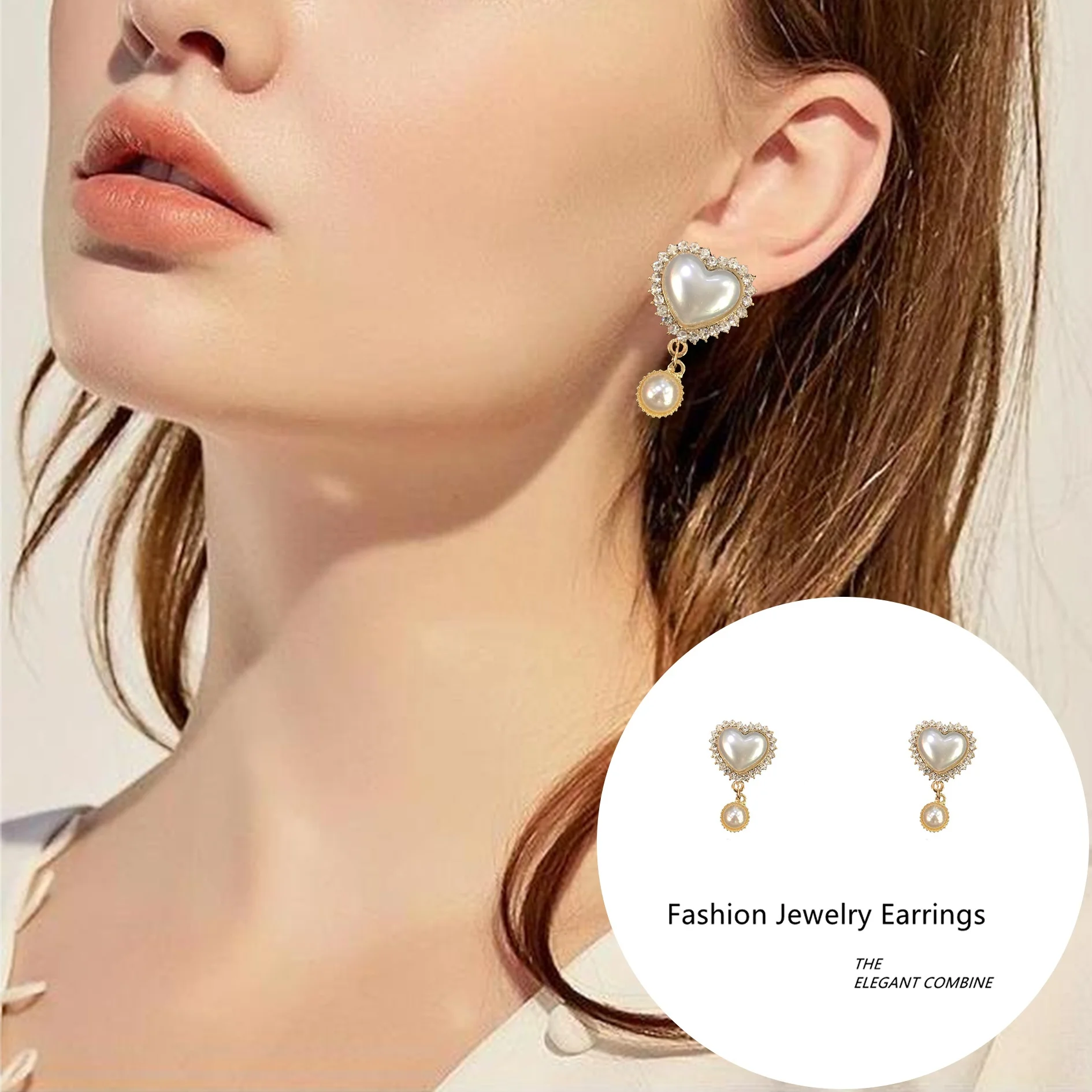 New Arrival Bling Glitter Drop Earring Designer necklace Luxury Brand Jewelry Inspired Popular Double Letter CC CD GG Earrings