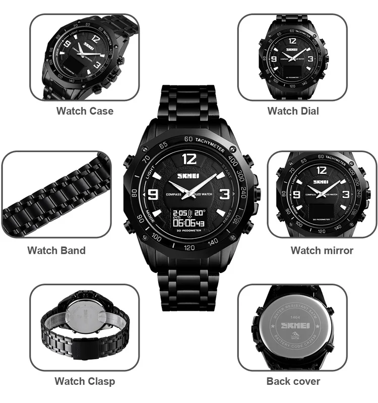 Manufacturers body temperature fitness watch waterproof compass sport wristwatches custom thermometer watch