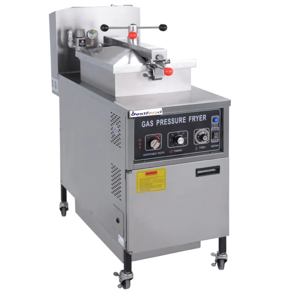 24L 25L Electric Gas Pressure Fryer Potato Chips Chicken Fried Equipment Fast Food Fryer Home Use Cooker Machine