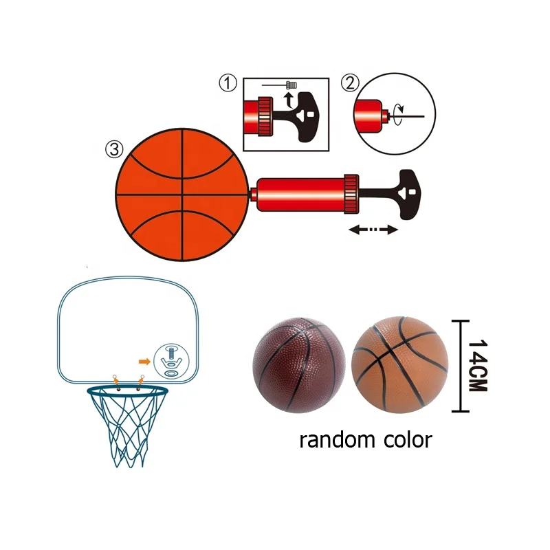 Shantou Toys Indoor Outdoor Games Sports Toys Boy 1.2M Children Adjustable Basketball Hoop Game Basketball Toy