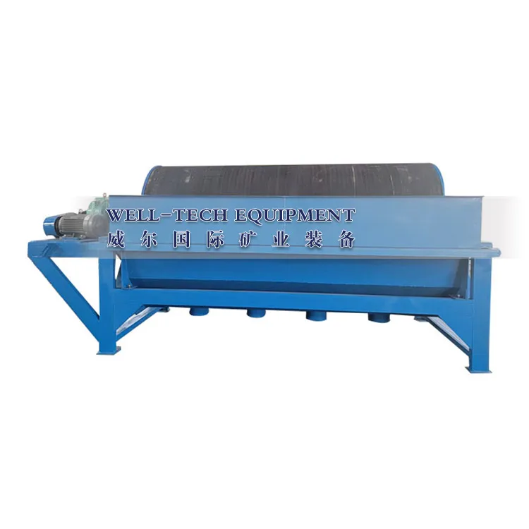Drum separator Wet drum magnetic separator Iron removal from chromite ore