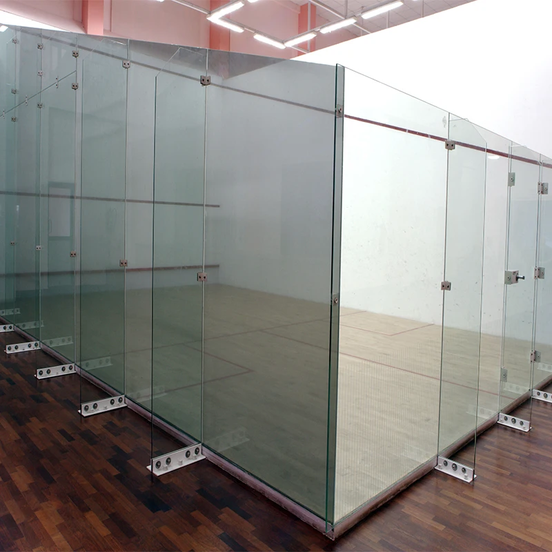 Manufacture In China Full Glass Plastic Squash-Court-For-Sale All-Glass Squash Court Vinyl  Flooring