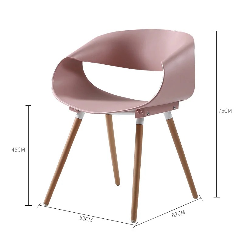 Fine Modern Cheap Dinning Chair Set Wooden Legs Plastic Dinner Kitchen Dining Chairs