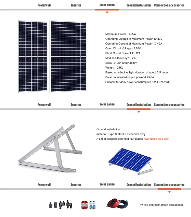 Complete Set Solar Energy System 10Kw Hybrid 5kw Solar Panels Home Systems Solar Panel System Kit