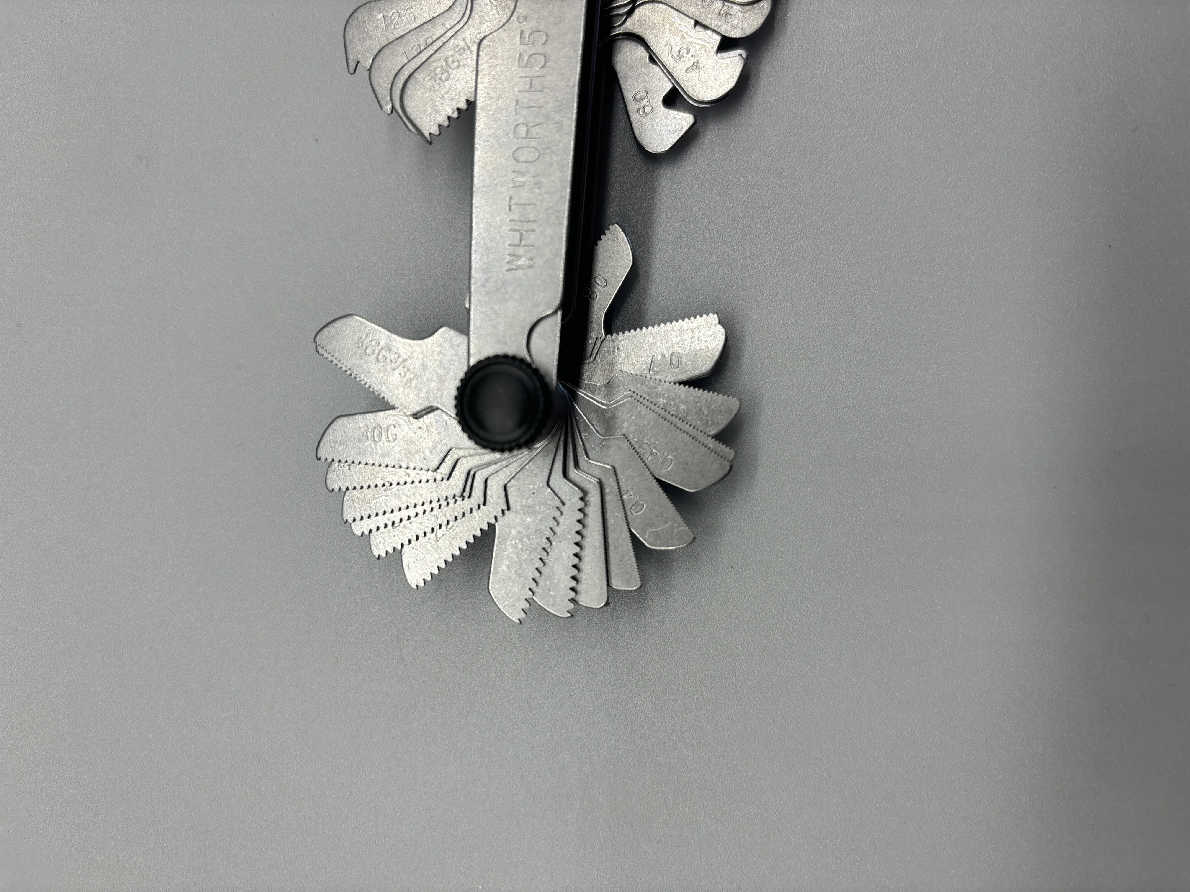 Metric & Imperial  Industrial Use 0.25-6.00mm 52pcs Leaves crew Pitch Gauge