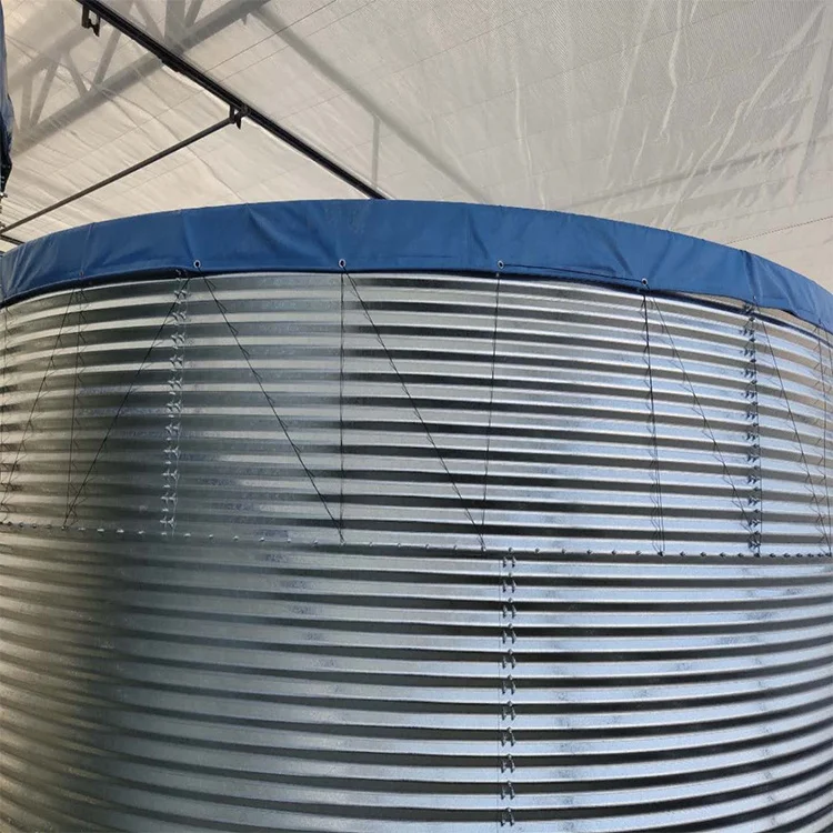 
hot dip galvanized corrugated steel water tank 