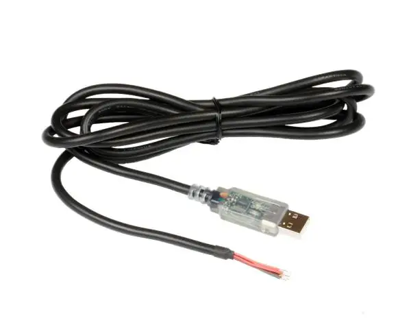 FTDI USB-RS232-WE-1800-BT-0.0 CABLE, USB to RS232 SERIAL, 1.8M, WIRE END
