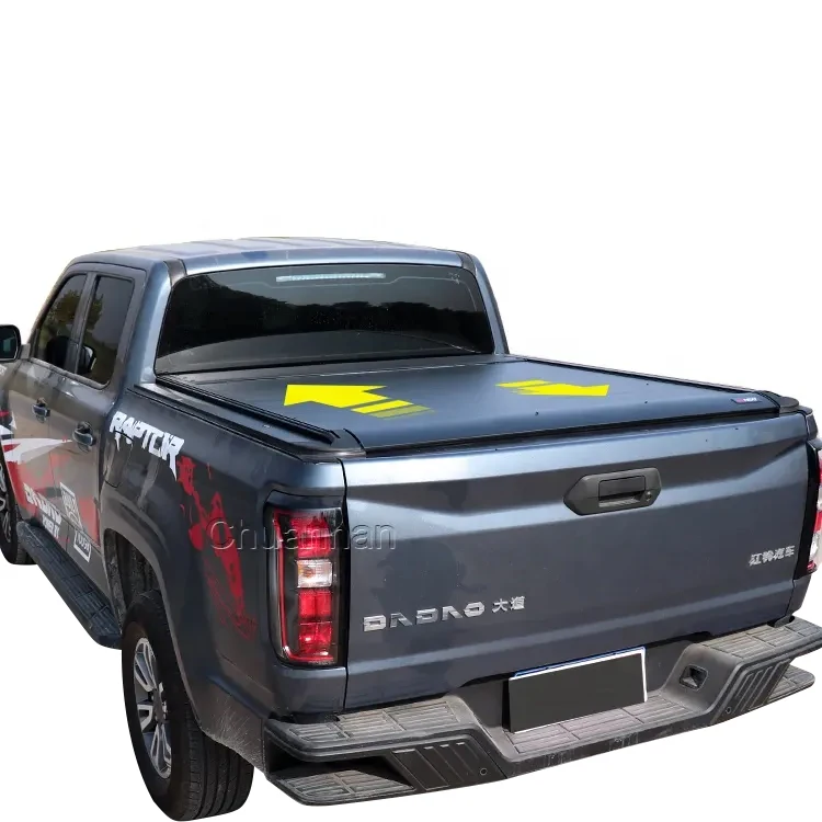 Pickup truck bed cover hard aluminum electric roller tonneau cover hilux revo for toyota hilux vigo Tundra tacoma