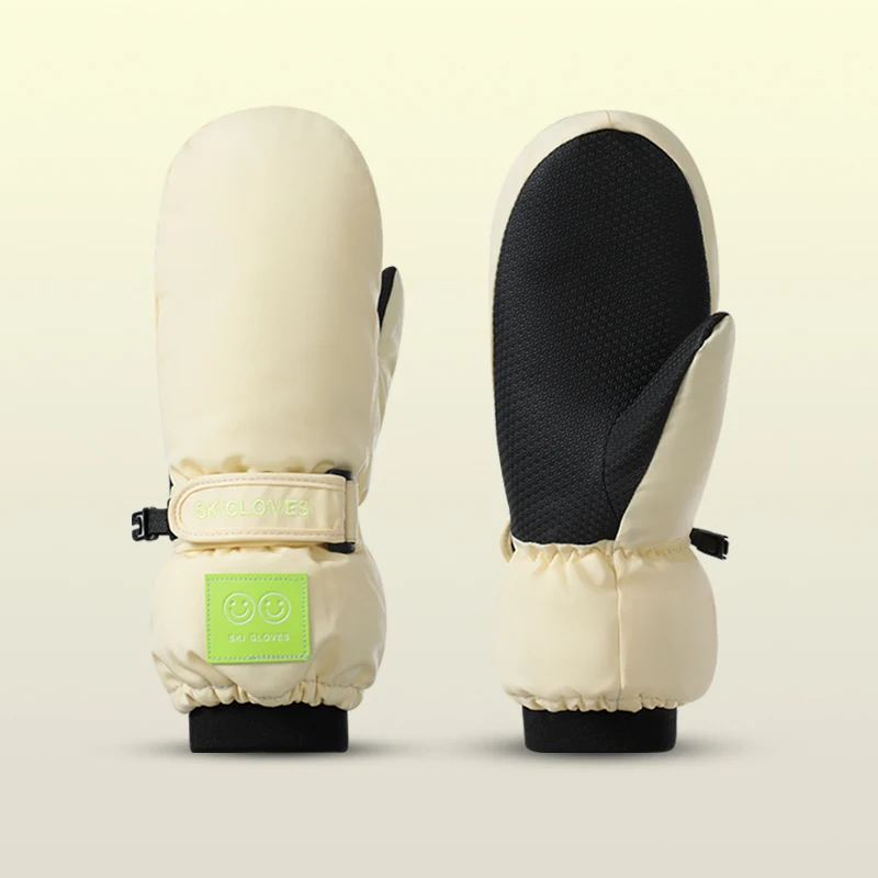 Cute outdoor travel running sport snowboard warm kids snow gloves winter mittens