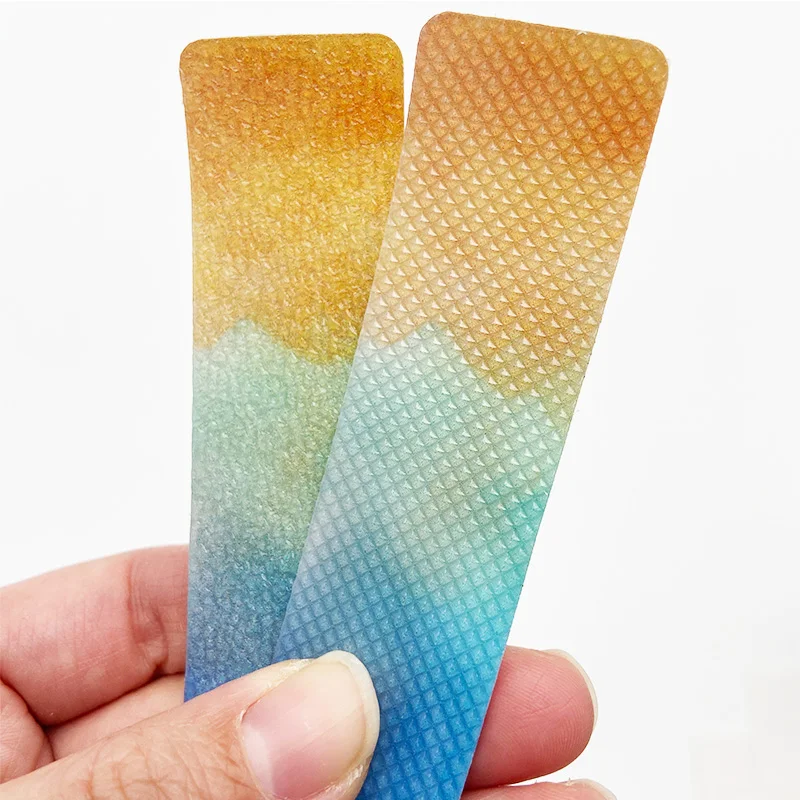 Custom Textured Sensory Adhesive Anxiety Tactile Textured Sensory Rough Stickers Vinyl Die Cut Anti-stress Strips Stickers