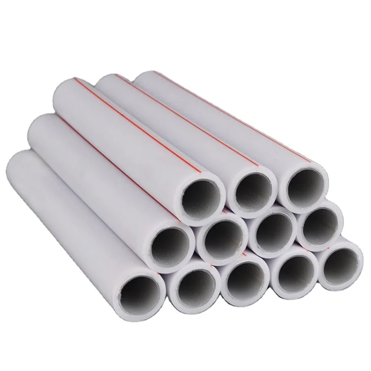 lingjie tube supplier ppr pipe fitting pipe systems plumbing materials  ppr white/green aluminum pipe for home