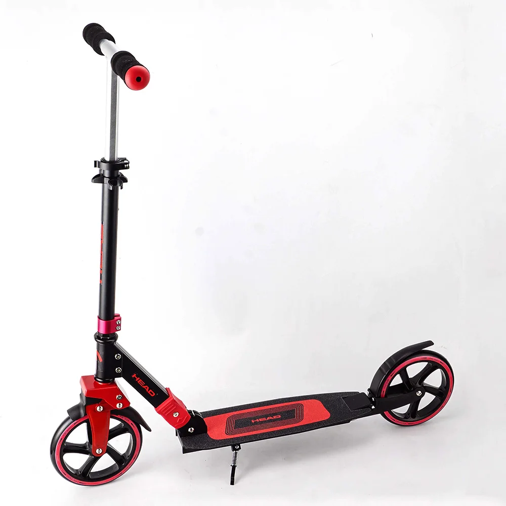 2 Wheel Adult Foot Scooter Kick Scooter Folding Height Adjustable Adult Urban Stunt Scooter With Handbrake