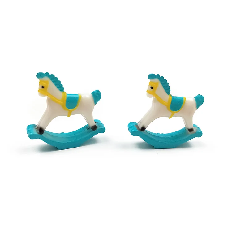 
Cute surprise gift mini soft vinyl Plastic MIni Doll Seesaw colorful zebra 
