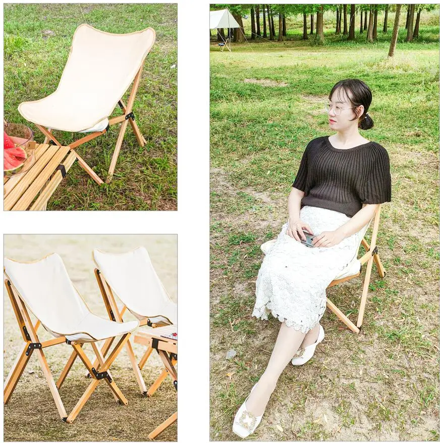 Outdoor mountain leisure monochrome fishing camping ultra light portable folding chair wholesale
