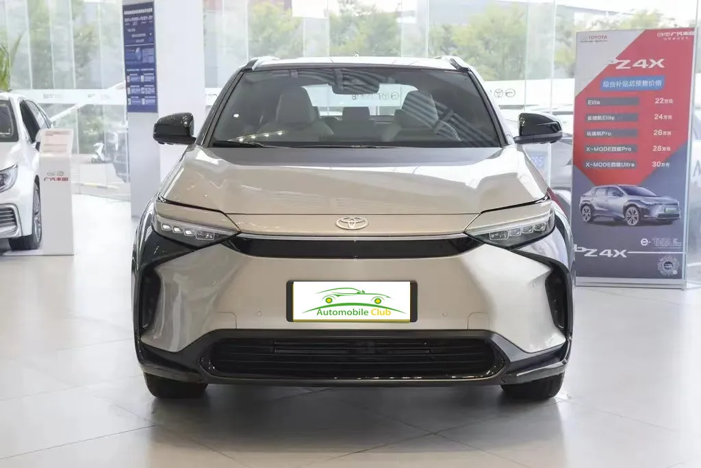 Medium SUV electric car TOYOTA bZ4X with reversing camera high speed 160km/h FWD vehicle 18 inches tires adult city use vehicle