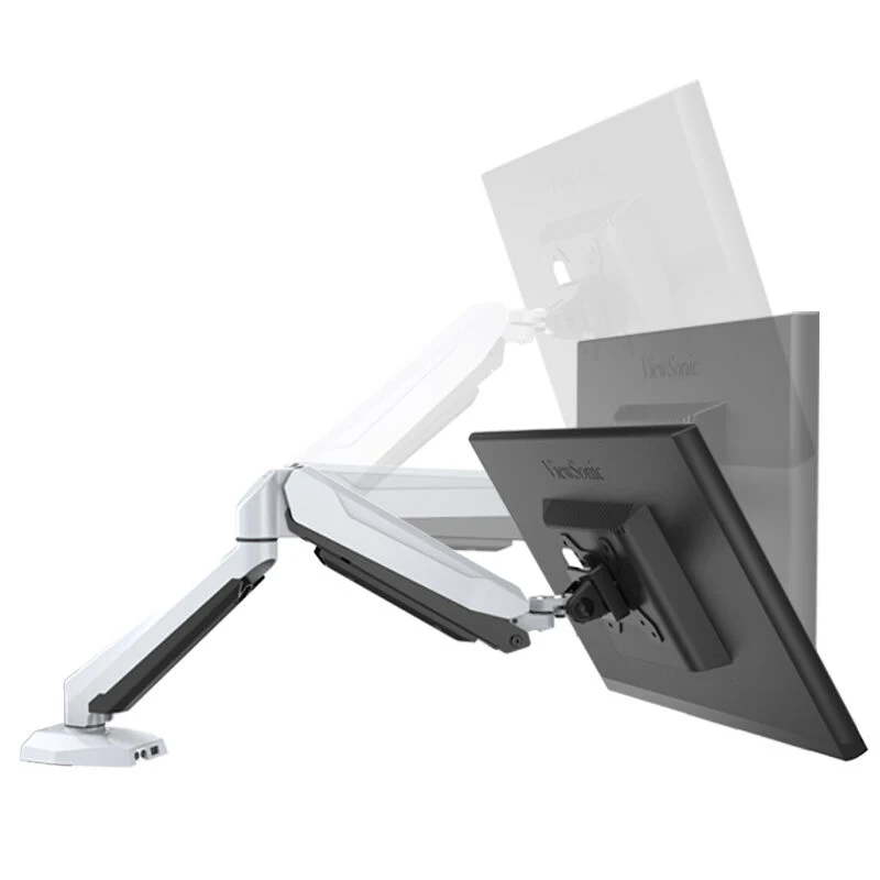 High Quality Computer Monitor Stand Aluminium Alloy Desktop Monitor Stand Stock White Desktop Monitor Stands