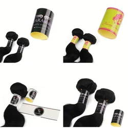 WHOLESALE Free Sample Free Desgin Your Label,Human Extension custom Hair Packaging bundle wraps ,Private Label wigs tags