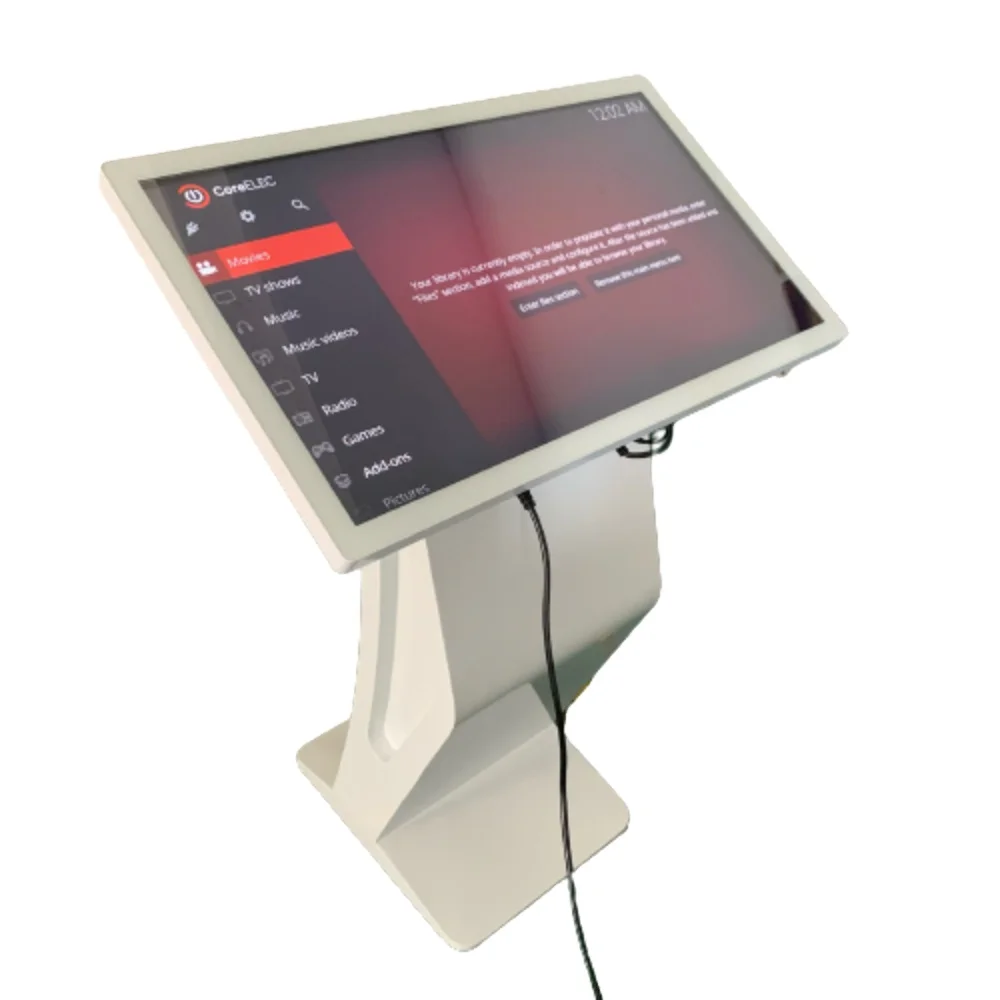 55 inch interactive kiosk advertising digital signage for Android/Win OS touch screen interactive kiosk