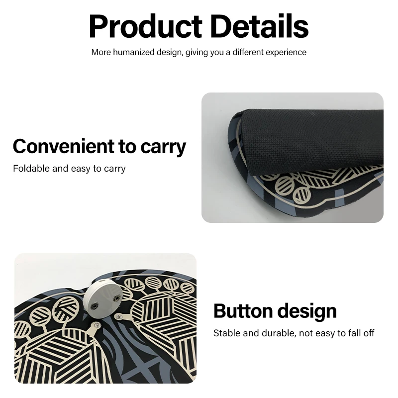 Hot Sale Pain Relieving Electric Foot Massager Foot Acupressure Massage Mat Ems Foot Massager Pad