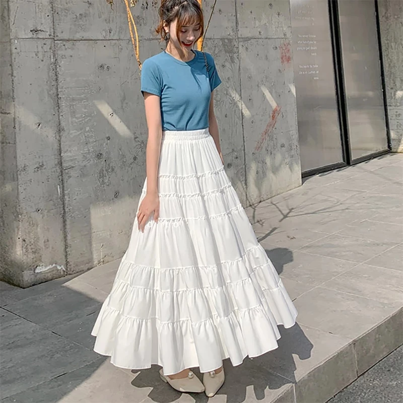 Low Moq White Skirts 100% Cotton Short White Cotton Skirt, White Cotton Woman Quality Skirt
