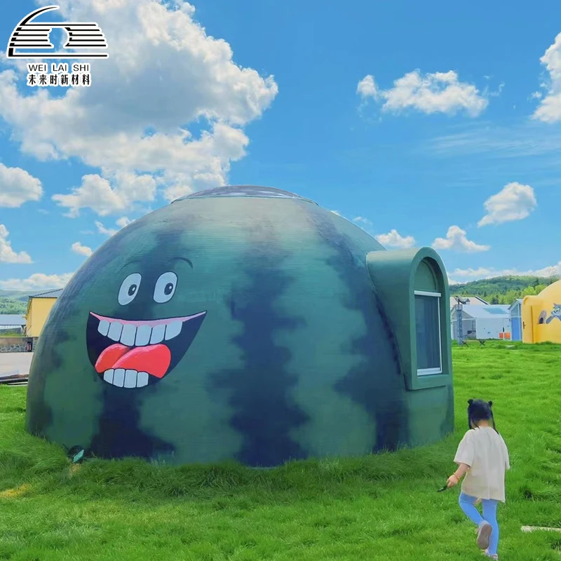Dome outdoor Soundproof Luxury Home scenic spot homestay hut Characteristic homestay house Circular mobile Modular house