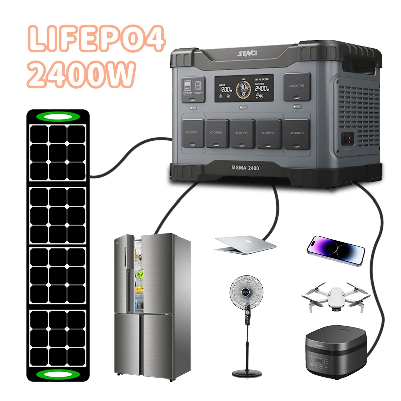 Генератор senci 2 4 кВт USB зарядка Аккумулятор lifepo4 домашняя система хранения энергии генератор с выходом переменного тока вход постоянного параллельный выход