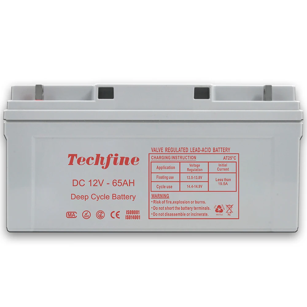 12V 65ah 200ah 250ah Lead Acid Batteries Deep Cycle  Battery Solar Battery for Solar Panels