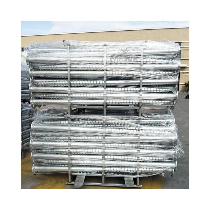 FS 1800mm Screw Pile Round Solar Mounting System Earth Ground Screw Anchor