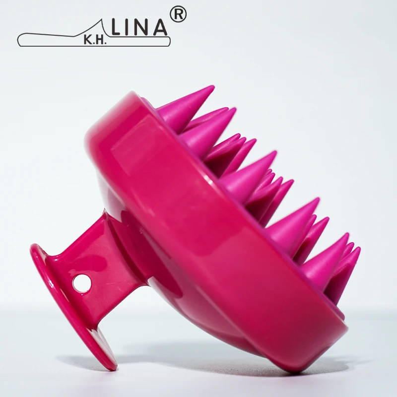 Hot Sale Silicone Handheld Manual Plastic Scalp Massager Head Scrubber Shower Shampoo Hairbrush For Hair Growth Brush