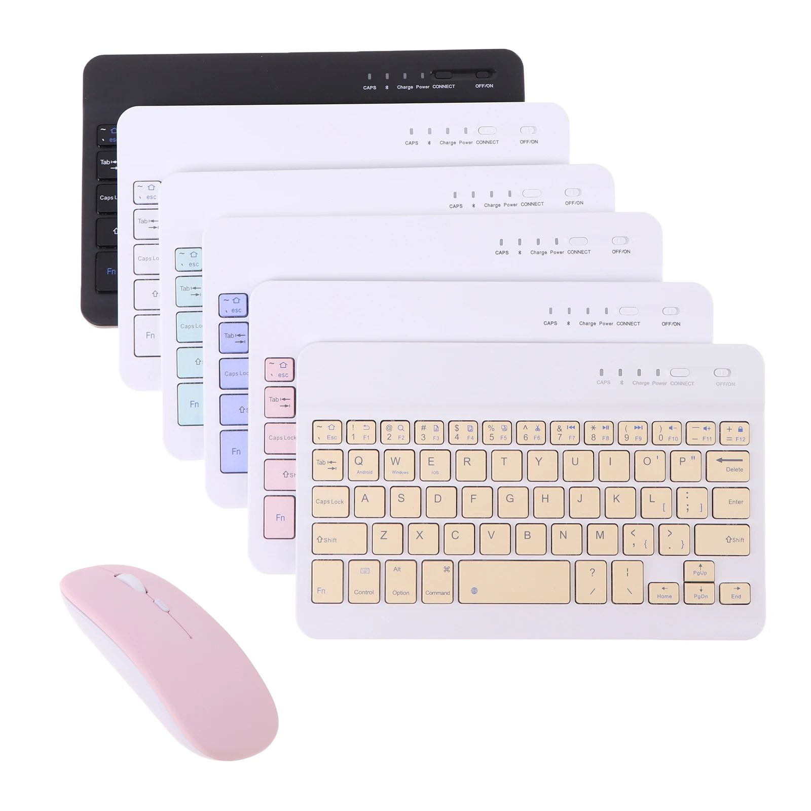 Teclado Para For Android Ios Windows Mobile Phone Tablet Computer Wireless Keyboard Mouse Combo Set