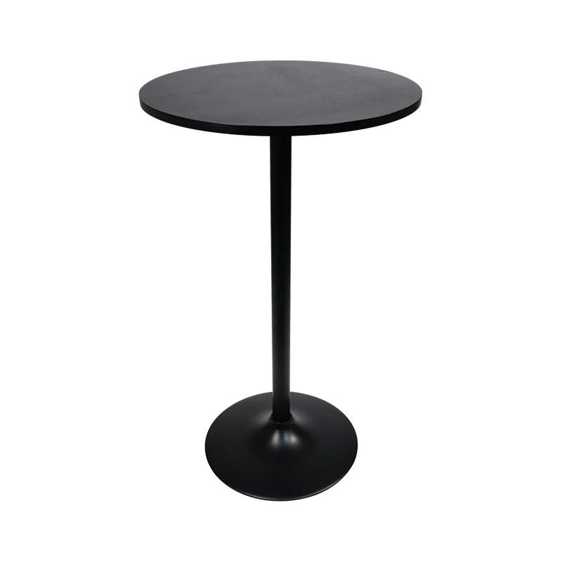 Free custom Night Club Pub Bar Top Table Custom Round Metal High Bar Table with Base