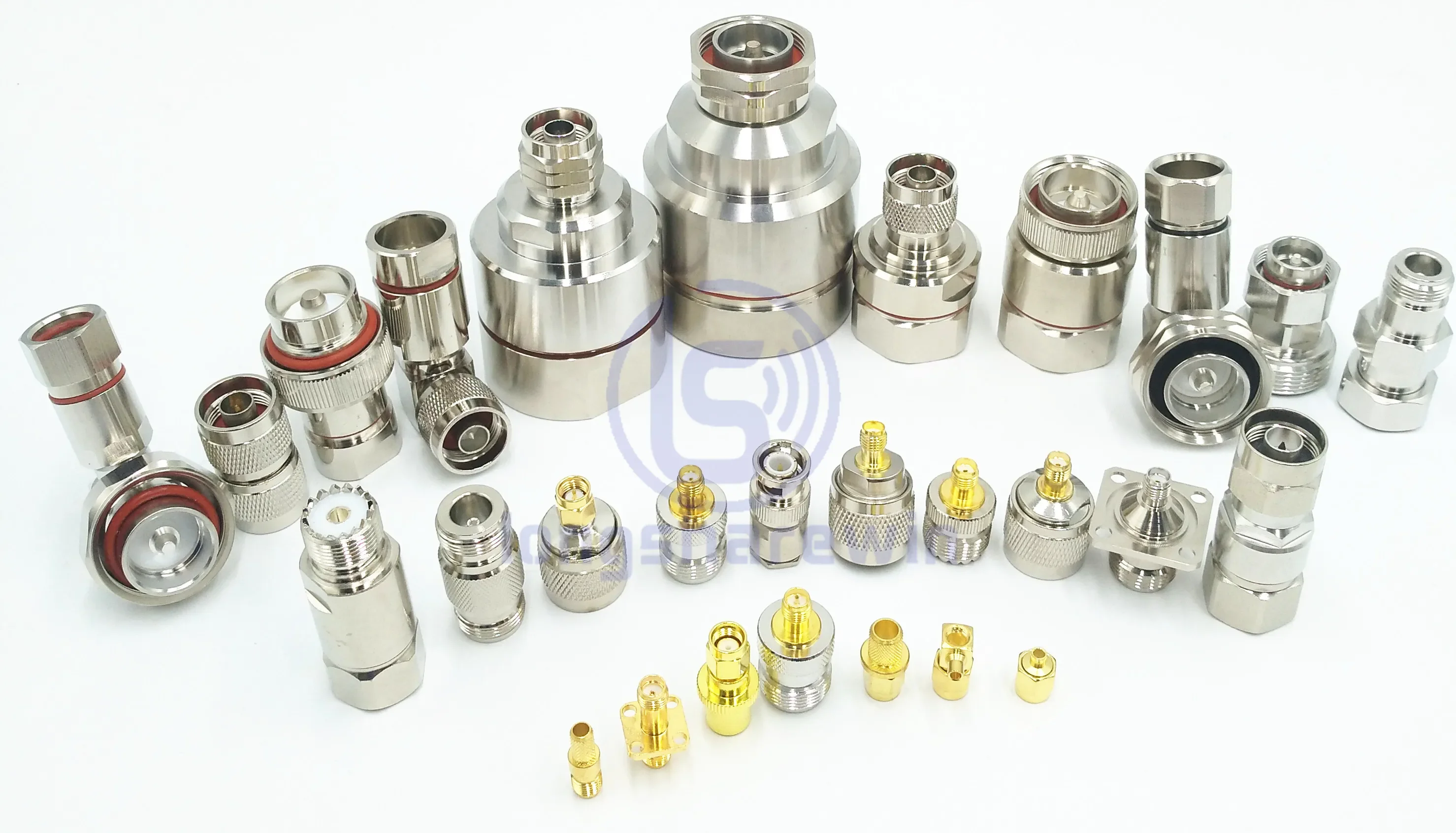 LOW MOQ Bnc male plug right angle female panel mount rf connector for pcb