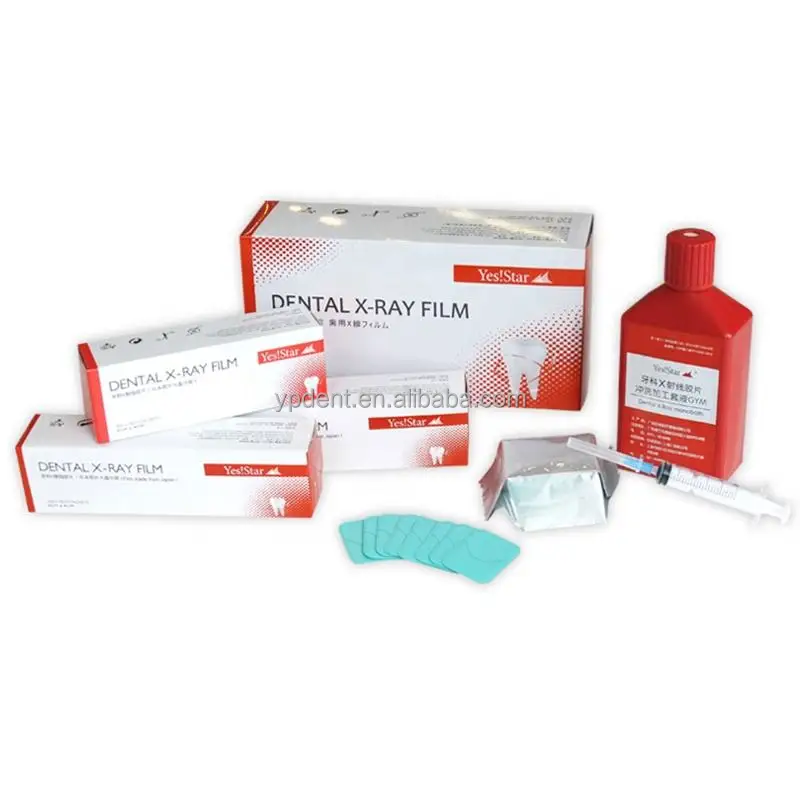 Yes!Star X ray Film and Monobath Set washing film for dental use Dental X ray film with liquid