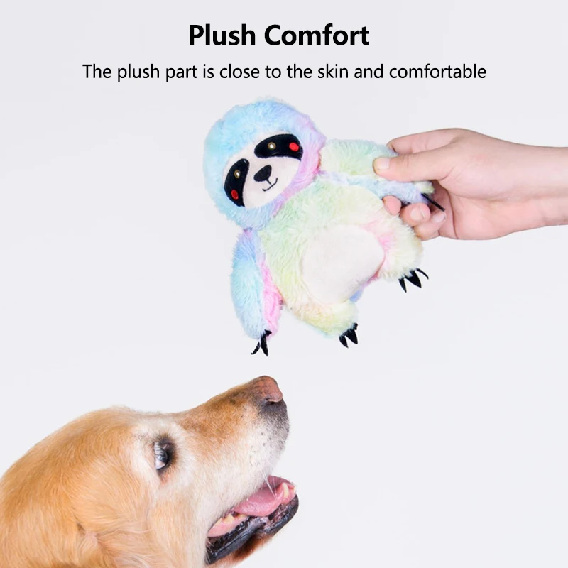 Anxiety Relief Dog Chew Toys Unicorn Heavy Duty Pink Undistruktable Plush Simulation Flamingo Dog Toy With Rope