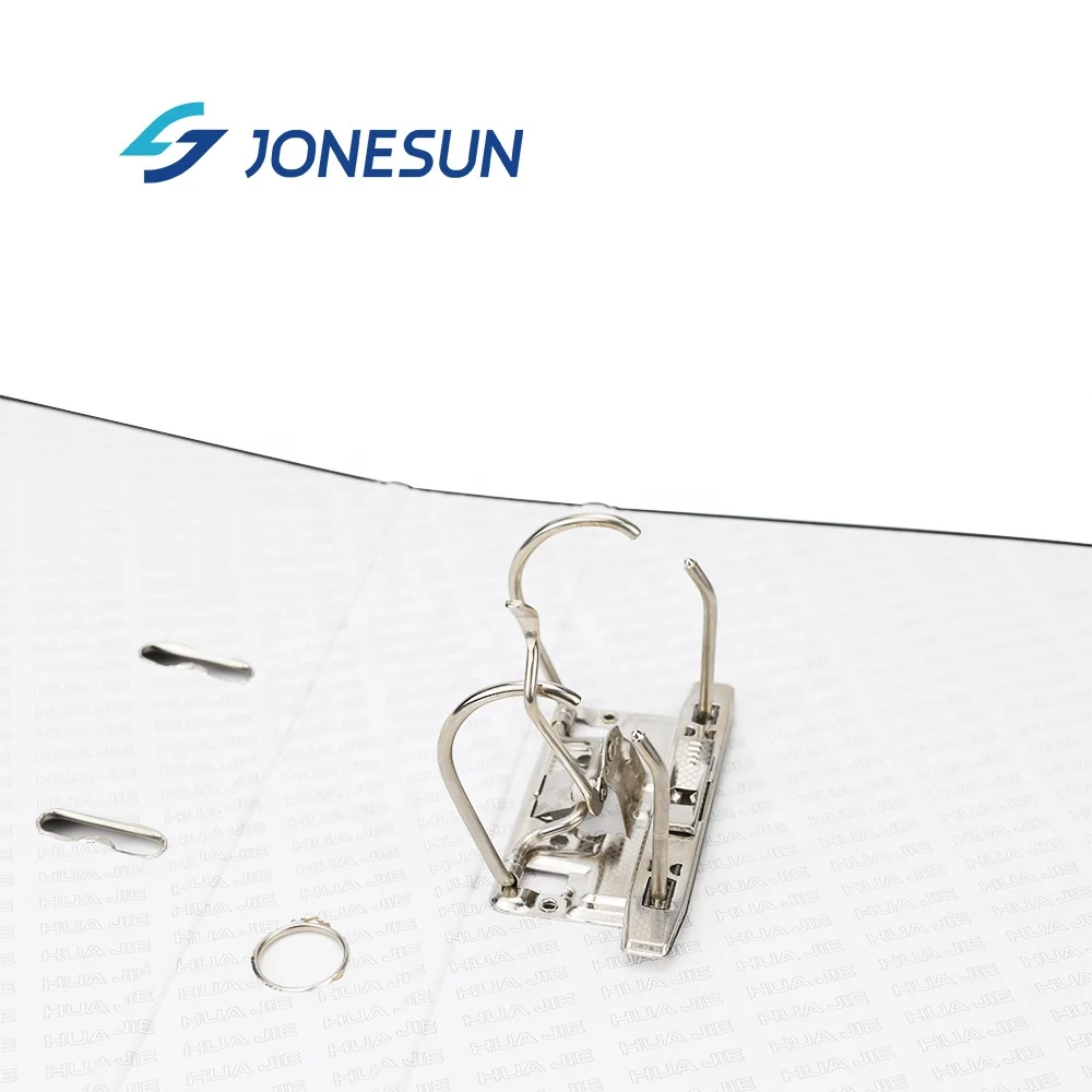 A4 FC size 2 3 inch cardboard paper 2 hole ring binder folder lever arch file with PVC film metal clip