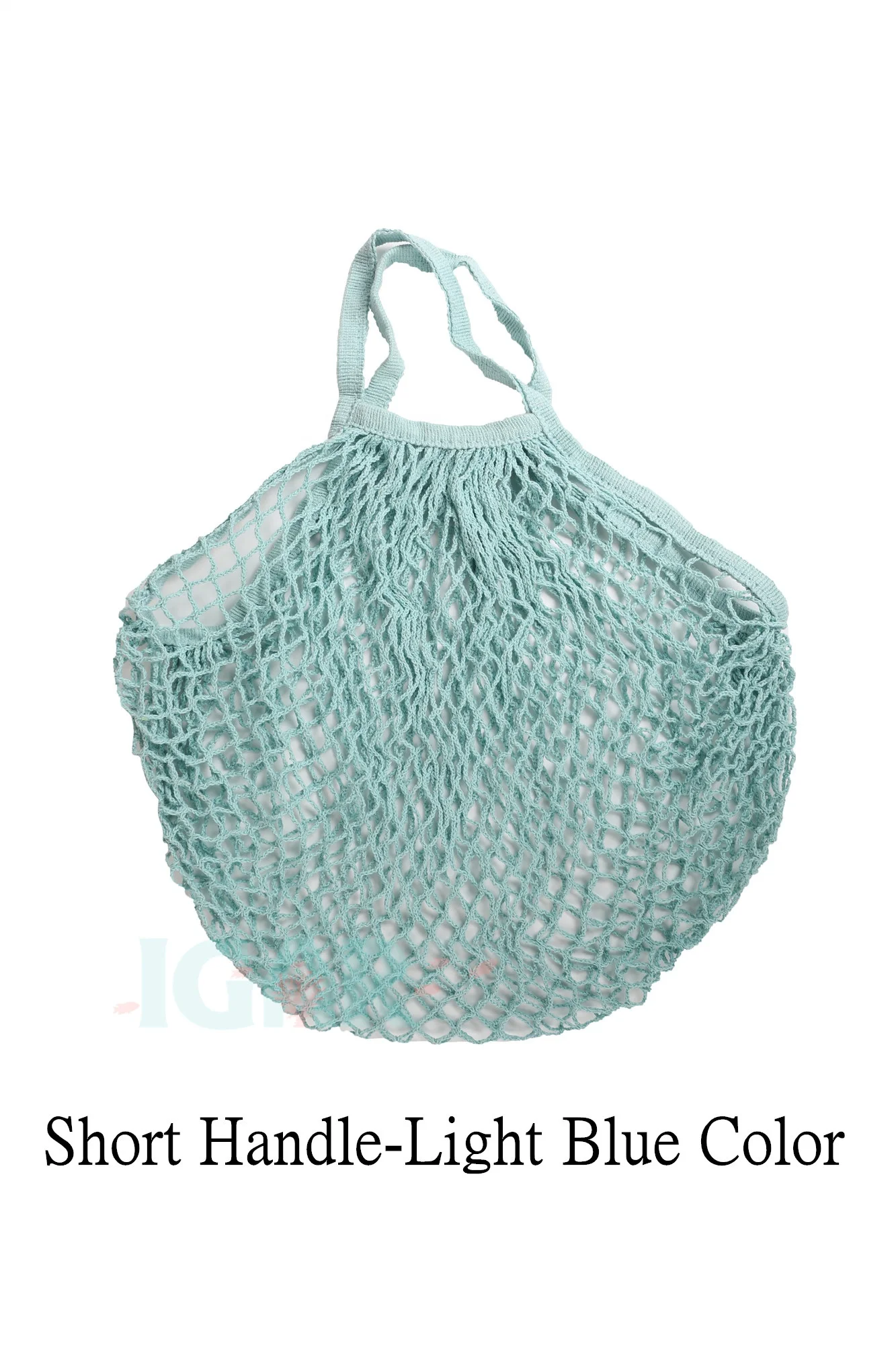 Fashion String Shopping Grocery Mesh Bag Net Bag Woven Home Storage Shoulder Handbag Natural Organic Grocery Tote Cotton Mesh