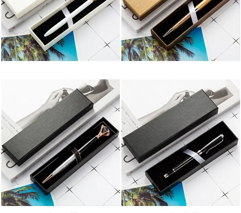 Hot selling wholesale paper packaging box stationery gift pen box  printable logo world cover box