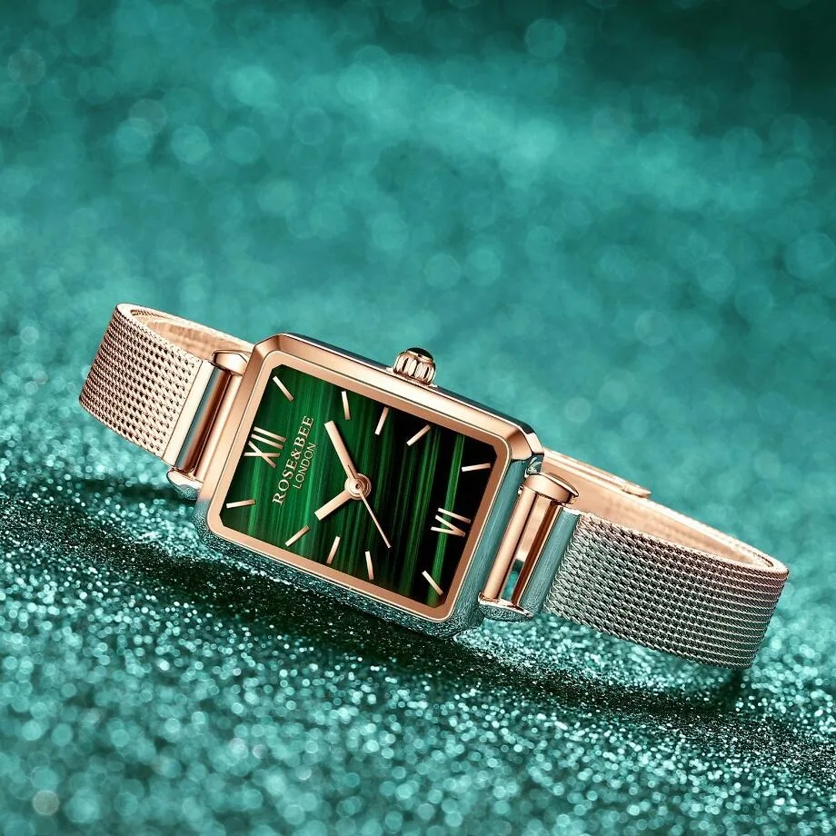 Luxury Rose Gold Women Stainless Steel Watch Fashion Ladies Quartz Alloy Wrist Watch Elegant Female Clocks Reloj Mujer