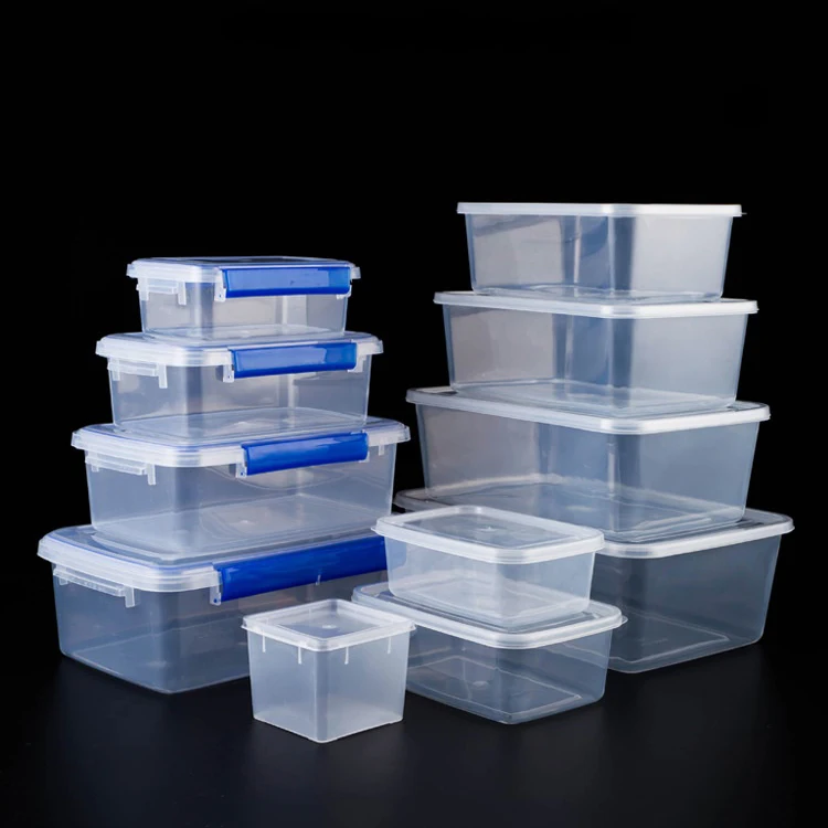 BPA Free Cereal Dry Kitchen Transparent Fridge Organizer Pantry organization sealed storage box