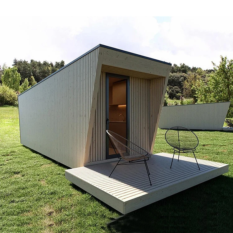 Mobile office prefab modular house  light steel structure office garden studio office prefab houses homestay hotel resort house