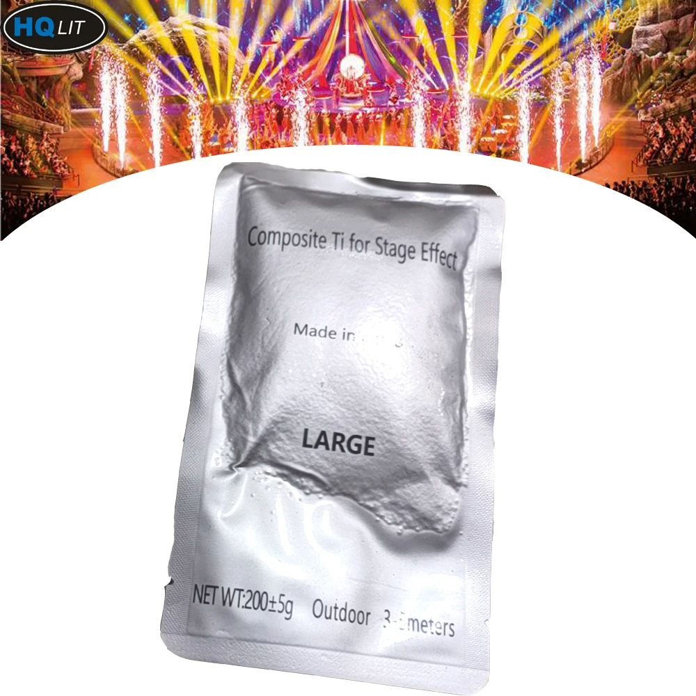 factory sales 200g/bag  Powder For Cold Spark Machine Special Effect Cold Spark Machine Powder Dusty