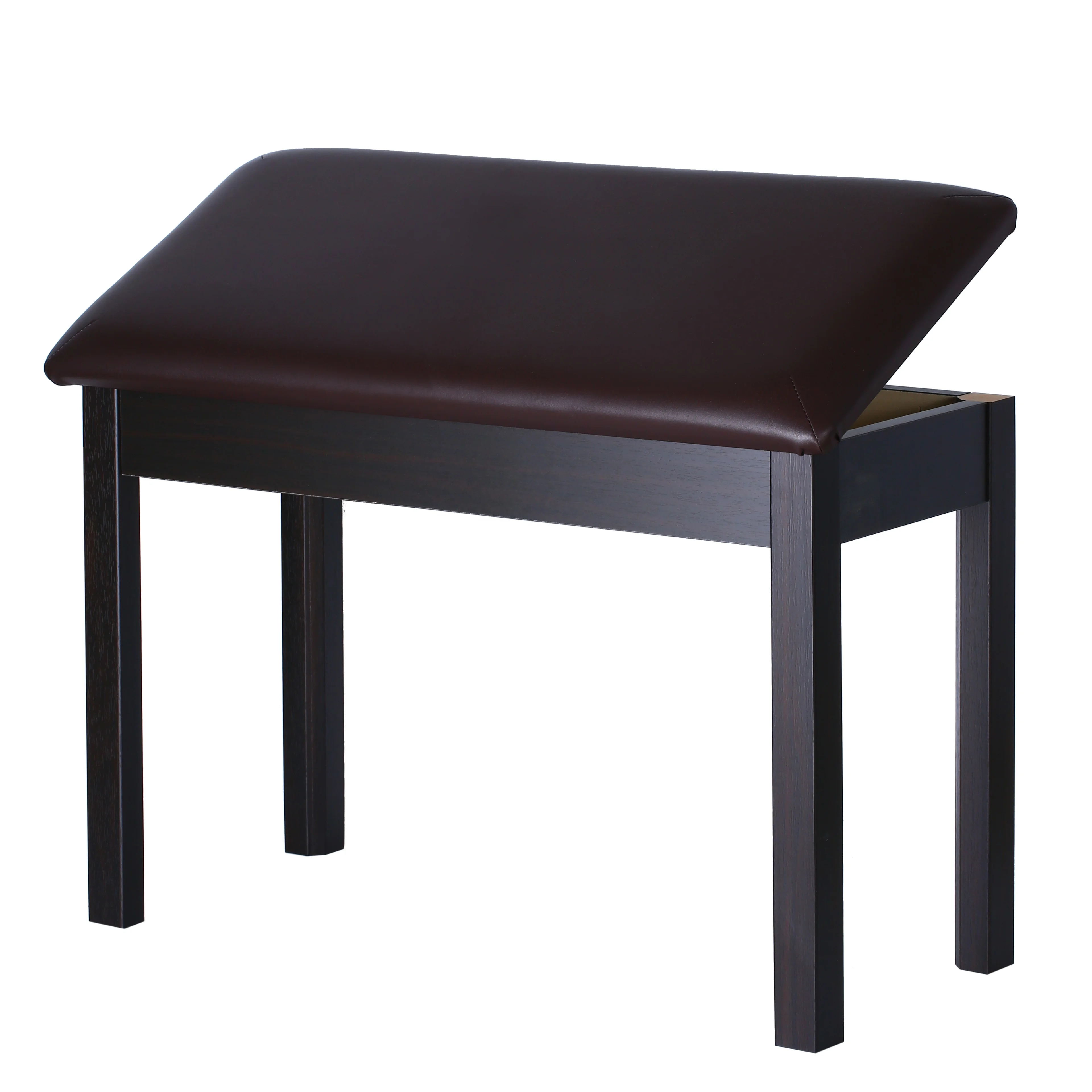Single Keyboard Piano Stool Bench with Book Storage S90