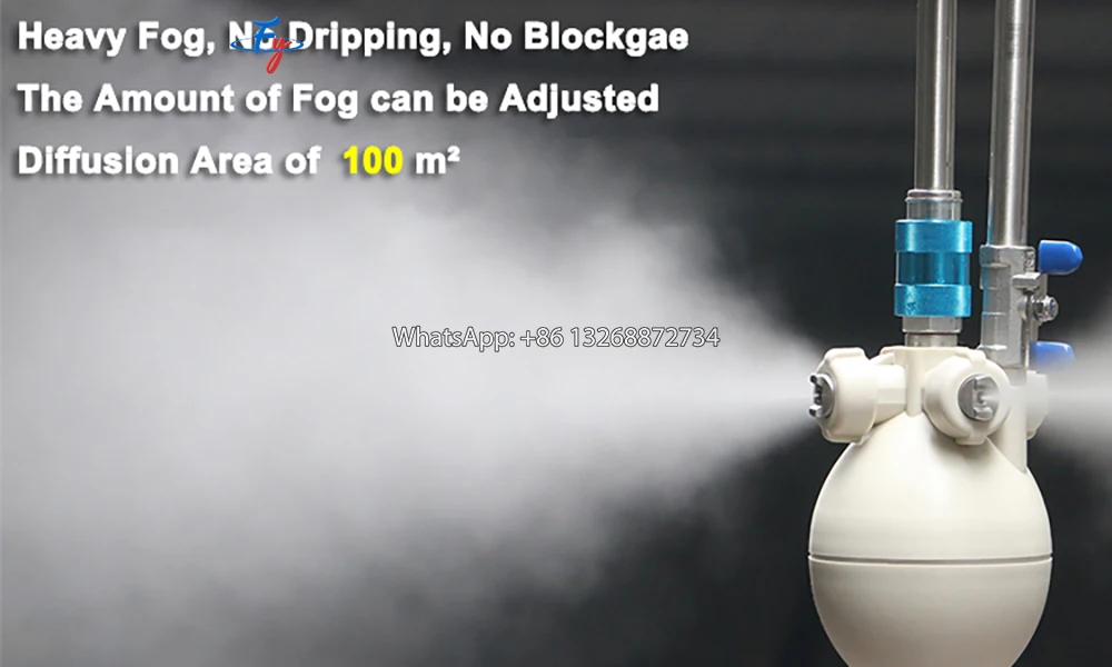 
FY Mushroom Greenhouse Humidifier, Low Pressure Dry Fog Humidifier, Dust Removal Electronic Textile Plant Constant Humidity 