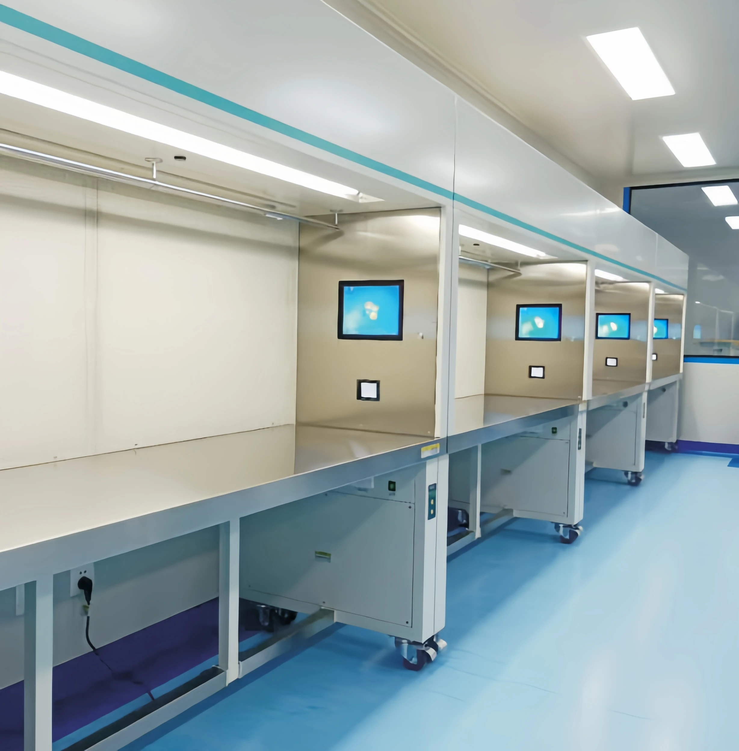 Vertical Laminar Air Flow Cabinet Fume Work Station Laminar Flow Hood for Pharmaceutical Biological Laboratory