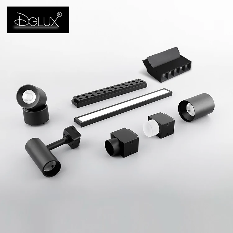 DGLUX Wholesale Price Indoor Downlights Wall Ceiling 4 5 6 7 10 12 Watts Led Magnetic Commercial Tracks Lights