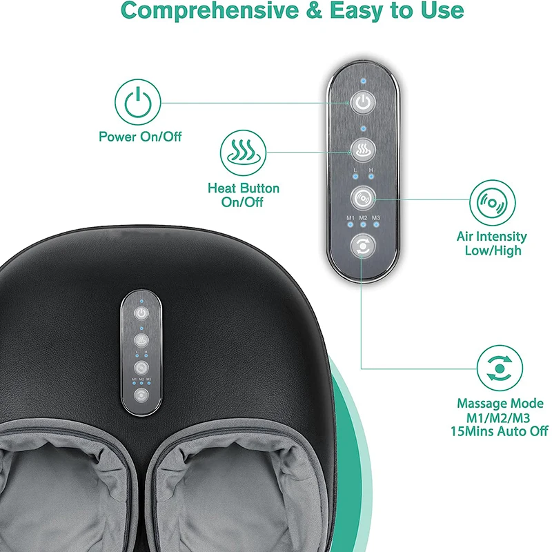 Deep Kneading Shiatsu Foot Massager Machine Foot Massager for Delivers Relief Tired Muscles and Plantar