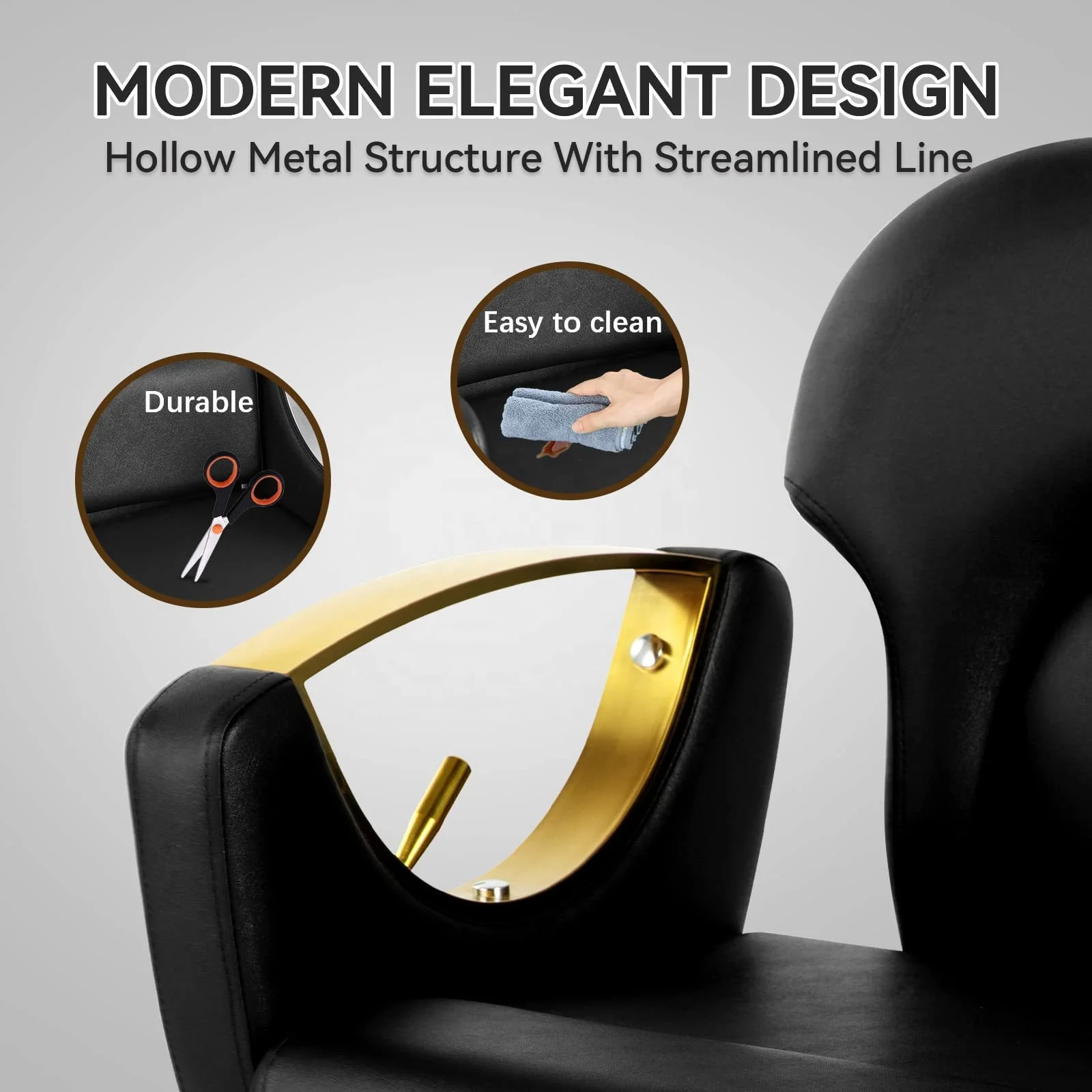 Luxury barbershop chair salon can put the lift chair Fashion stylist hair perm dyeing hair chair